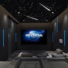 现代星空顶影音室3D模型下载